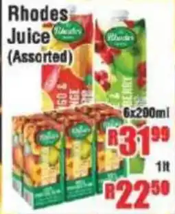 Devland Cash And Carry Rhodes Juice Assorted offer