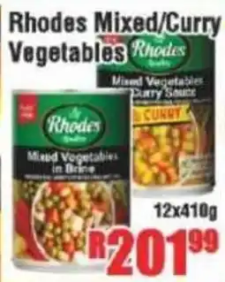 Devland Cash And Carry Rhodes Mixed Vegetables in Brine offer