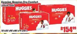 Devland Cash And Carry Huggies Nappies Dry Comfort offer