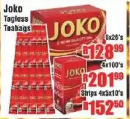 Devland Cash And Carry Joko Tagless Teabags offer