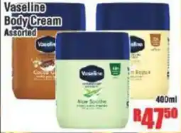 Devland Cash And Carry Vaseline Body Cream Assorted offer