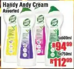 Devland Cash And Carry Handy Andy Cream Assorted offer