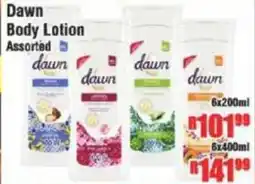Devland Cash And Carry Dawn Body Lotion Assorted offer