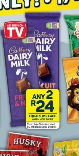 Pick n Pay Cadbury chocolate 2 offer