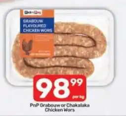 Pick n Pay PnP Grabouw or Chakalaka Chicken Wors offer
