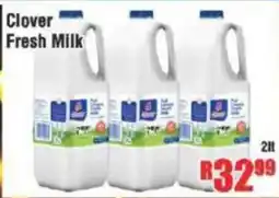 Devland Cash And Carry Clover Fresh Milk offer