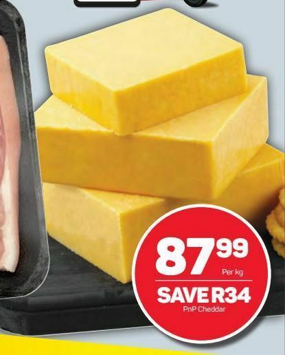 Cheddar cheese offer at Pick n Pay