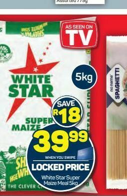 Pick n Pay White star maize meal offer