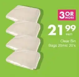 Save Hyper Clear Bin Bags offer