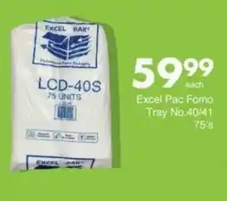 Save Hyper Excel Pac Fomo Tray offer