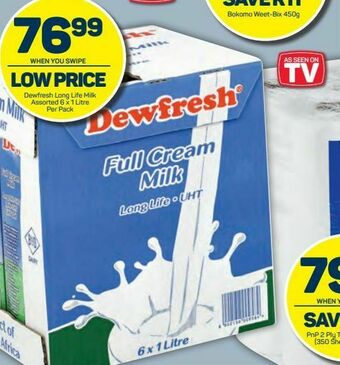 Pick n Pay Hypermarket Dewfresh milk offer