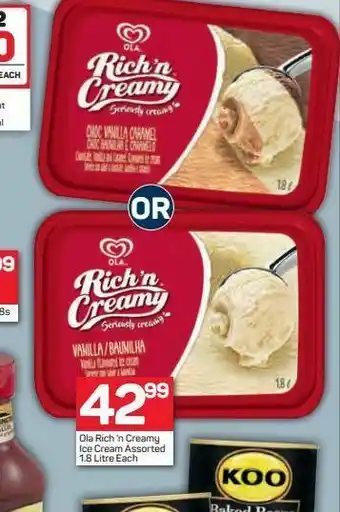 Pick n Pay Hypermarket Ola ice cream offer