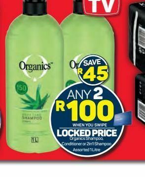 Pick n Pay Hypermarket Organics shampoo 2 offer