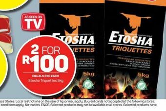 Pick n Pay Hypermarket Etosha charcoal briquettes 2 offer