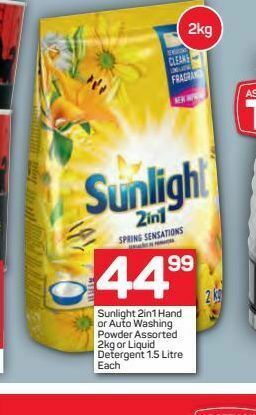 Pick n Pay Hypermarket Sunlight washing powder offer