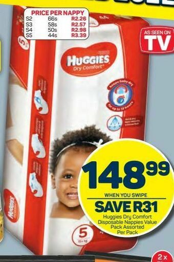 Pick n Pay Hypermarket Huggies nappies offer