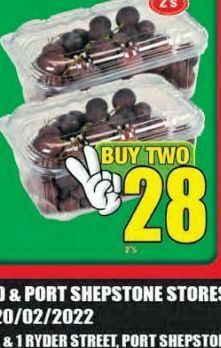 Boxer Grapes offer