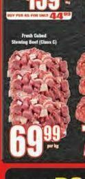 Boxer Stewing beef offer