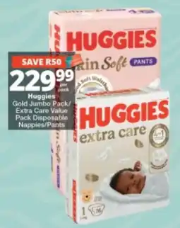 Checkers Huggies extra care offer