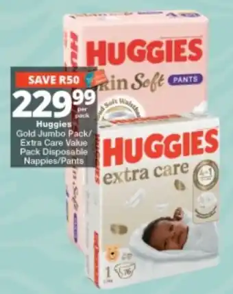 Huggies extra care
