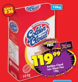 Shoprite Golden Cloud Cake Wheat Flour 10kg offer