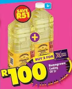 Shoprite Homegrown Cooking Oil 2ℓ offer