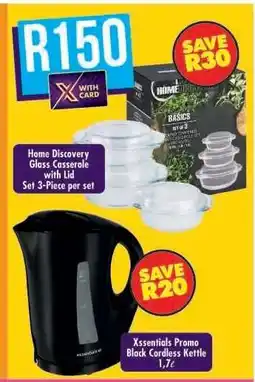 Shoprite Xssentials Promo Black Cordless Kettle 1,7ℓ offer