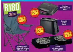 Shoprite BushBaby Spider Folding Chair in Pouch All Variants each offer