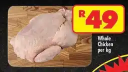 Shoprite Whole Chicken per kg offer