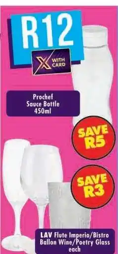 Shoprite PROCHEF SAUCE BOTTLE 450ml offer