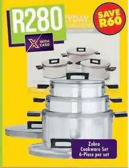 Shoprite Zebra Cookware Set offer