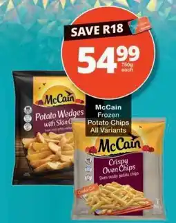 Checkers McCain Frozen Potato Chips offer