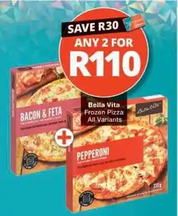 Checkers Bella Vita Frozen Pizza offer