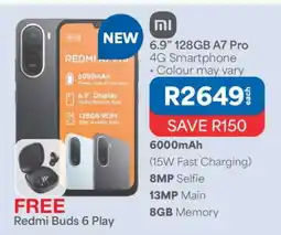 OK Furniture 6.9” 128GB A7 Pro 4G Smartphone offer