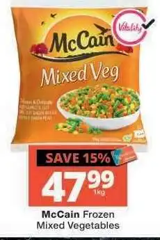 Checkers McCain Frozen Mixed Vegetables offer