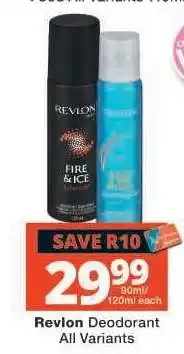 Checkers Revlon Deodorant offer