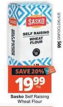 Checkers SASKO SELF RAISING Wheat Flour offer