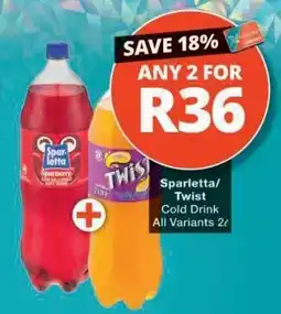 Checkers Sparletta/Twist Cold Drink offer