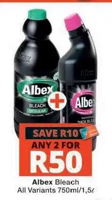 Checkers ALBEX BLEACH offer