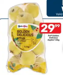Pick n Pay PnP Golden Delicious Apples 1.5kg offer