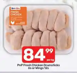 Pick n Pay PnP Fresh Chicken Drumsticks 6s or Wings 12s offer