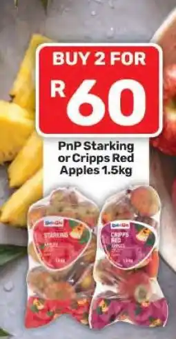 Pick n Pay PnP Starking or Cripps Red Apples 1.5kg offer