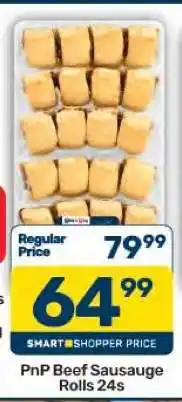 Pick n Pay PnP Beef Sausage Rolls 24s offer