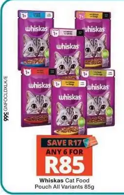 Checkers Whiskas Cat Food offer