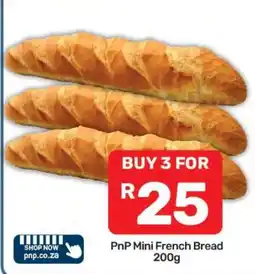 Pick n Pay PnP Mini French Bread 200g offer
