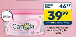 Pick n Pay Canola Margarine Assorted 1kg Tub offer