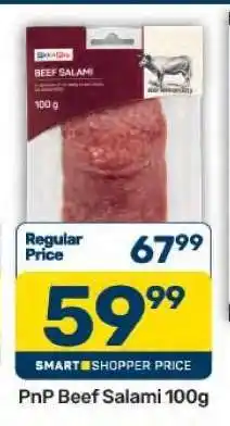 Pick n Pay PnP Beef Salami 100g offer