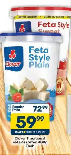 Pick n Pay Clover Traditional Feta Assorted 400g Each offer