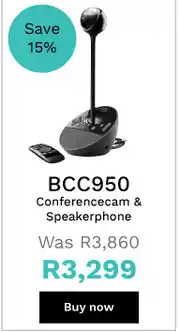 First Shop Logitech BCC950 Conference Cam & Speaker Phone offer