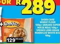 Usave Spekko - cake wheat flour + maize meal + long grain parboiled white rice offer